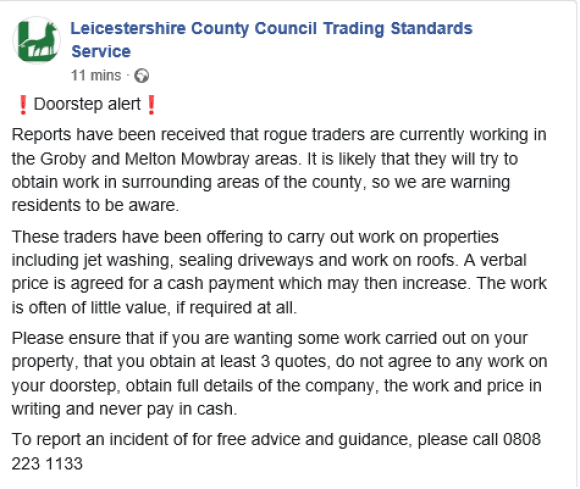 Trading Standards LCC